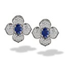 Diamond & Sapphire Earrings