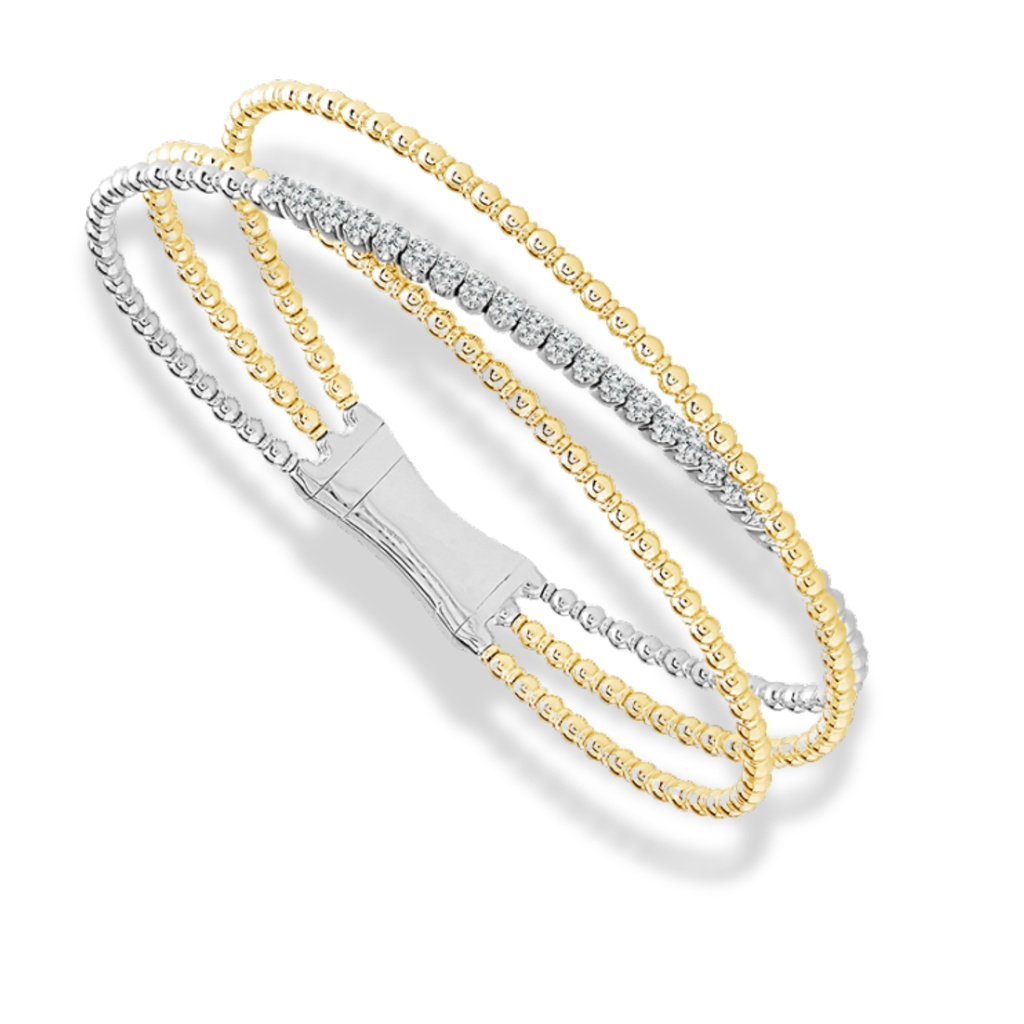 Two Tone Flexible Bracelet