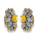 Yellow Diamond Earrings