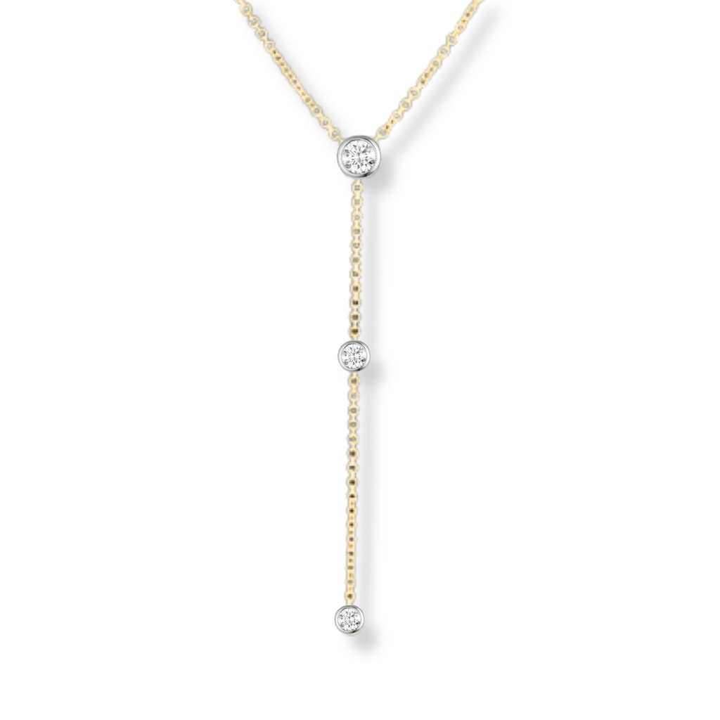 lariat Diamond Necklace 