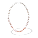 Pink Ombre Pearl Necklace *