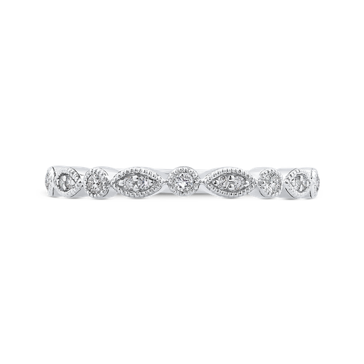 Scalloped Diamond Band 