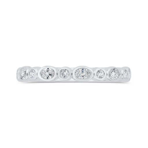 Alternating Shape Diamond Ring