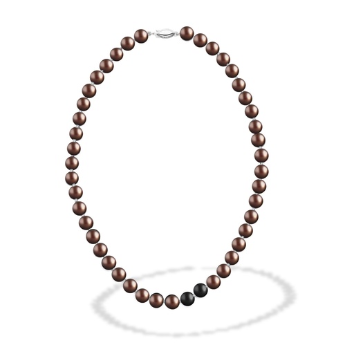 Arnolfini Chocolate Pearl Necklace